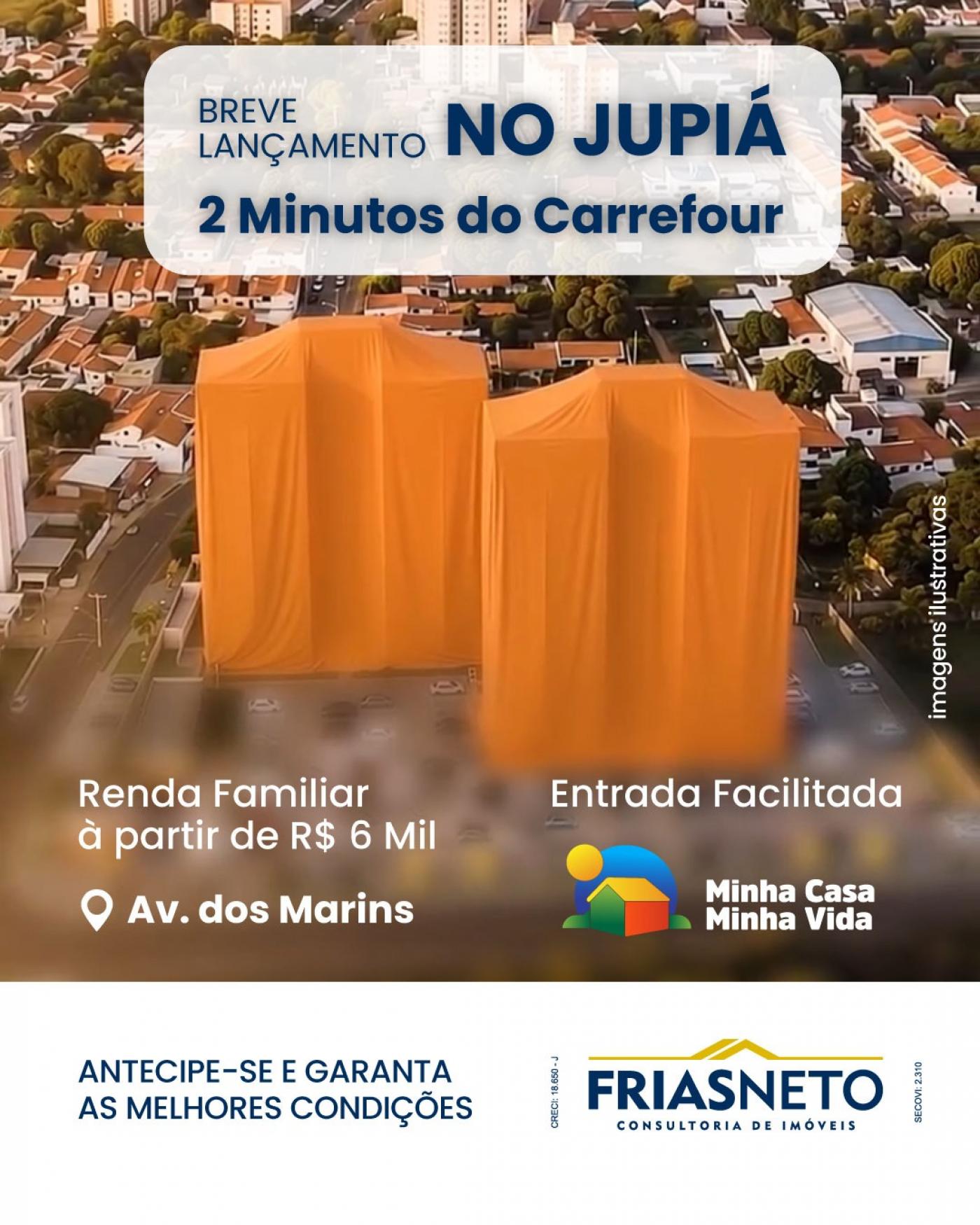Lan�amento no bairro Jupi� em Piracicaba: Minha Casa Minha Vida na Avenida dos Marins