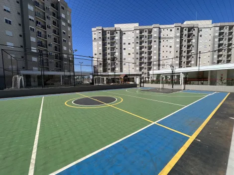 Apartamento ultimo andar torre 3A piso porcelanato, cozinha, sala, 02 dormitórios sendo uma suíte, uma vaga de garagem. Condomínio conta com uma grande área de lazer com salão de festas, churrasqueira, academia, piscina e quadras para praticas de esportes.