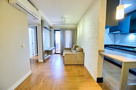 imagem 1 - Lindo apartamento para locação semi mobiliado imagem 1 - Lindo apartamento para locação semi mobiliado