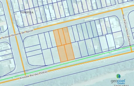 imagem 2 - Area total de 1.050 m² com frente pra a avenida Rio das Pedras (atravessa a quadra) imagem 2 - Area total de 1.050 m² com frente pra a avenida Rio das Pedras (atravessa a quadra)
